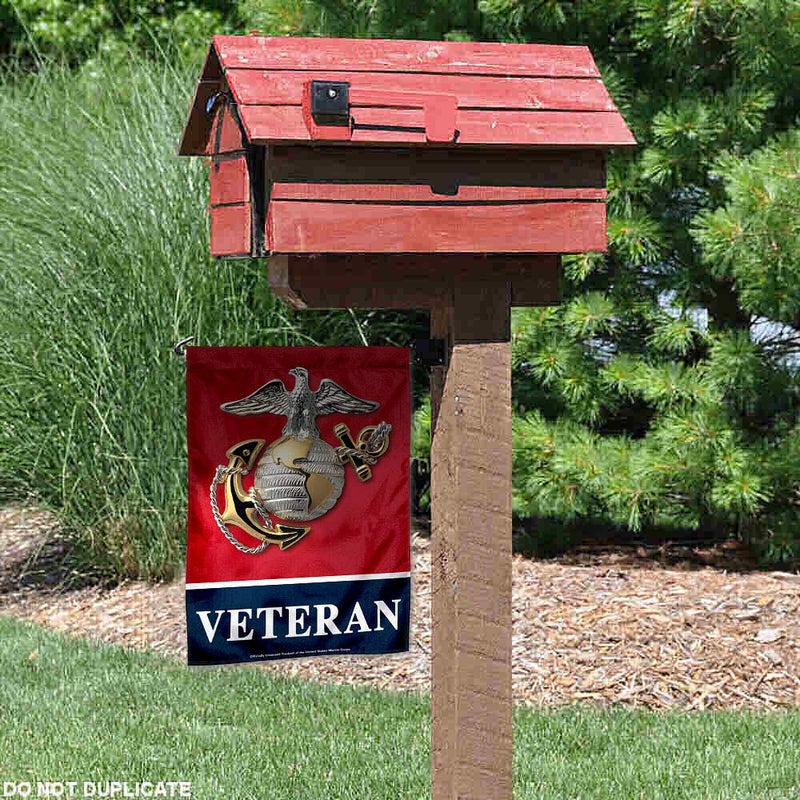 WinCraft US Marines Veteran Garden Flag - Image 3